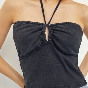 Anthropologie pilcro french -terry halter top